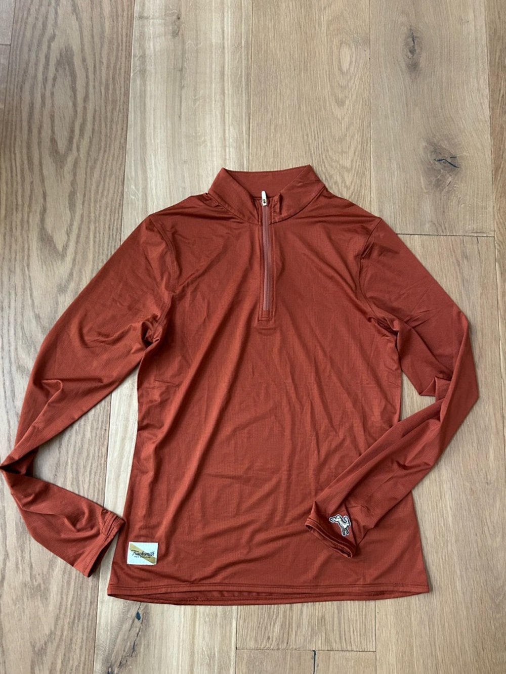 Tracksmith Twilight Long Sleeve Top - Spice